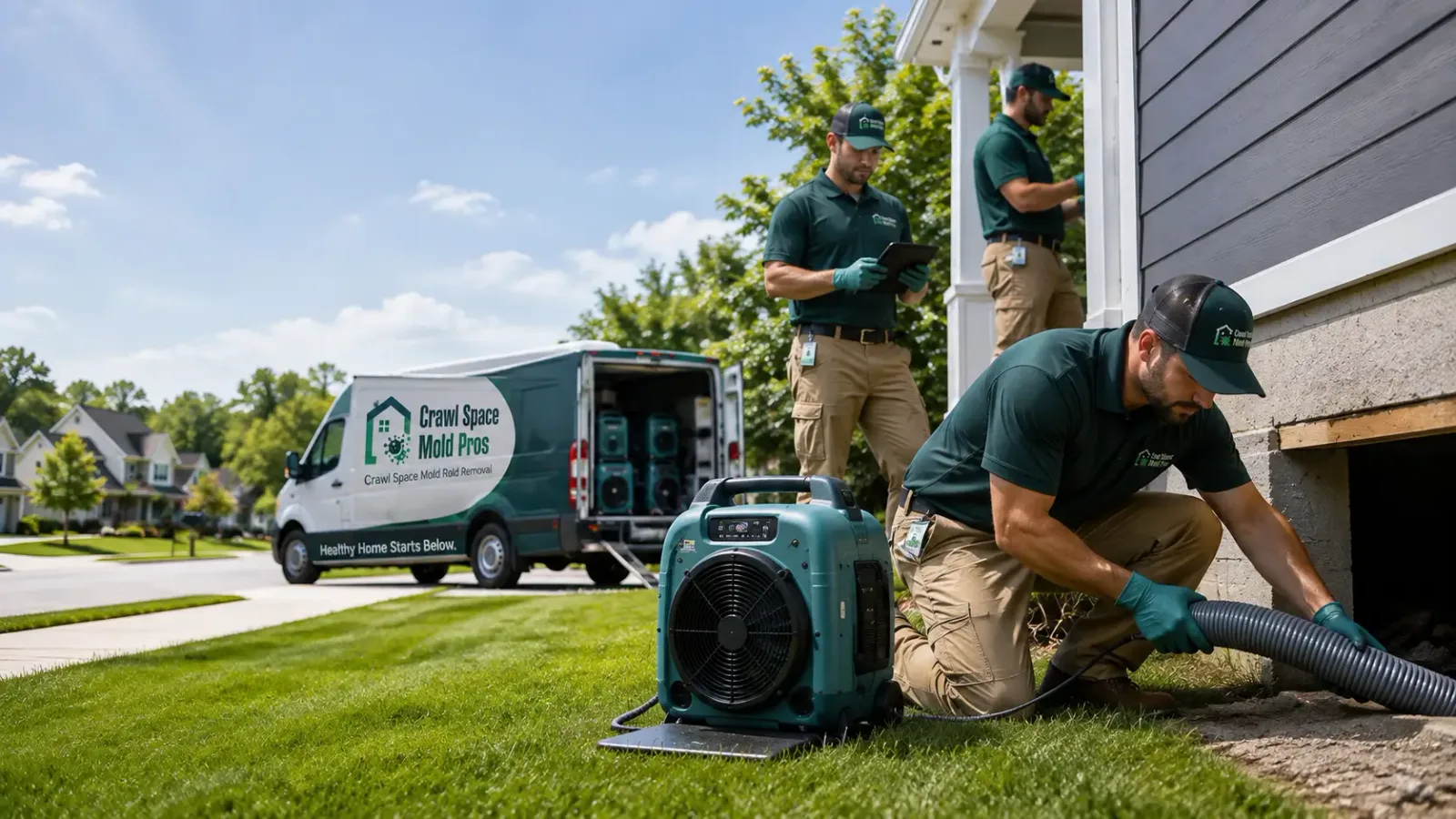 Crawl Space Mold Removal in Richmond, MA